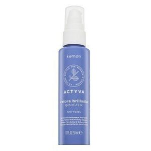 Kemon Actyva Colore Brillante Anti-Yellow Booster öblítés nélküli ápolás a sárga tónusok semlegesítésére 50 ml kép