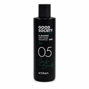 Artègo Good Society 05 B_Blonde Grey Pearl Shampoo tonizáló sampon platinaszőke és ősz hajra 250 ml kép