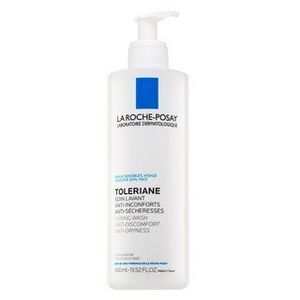 La Roche-Posay Toleriane Caring-Wash Tápláló védő tisztító krém érzékeny arcbőrre 400 ml kép