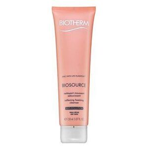 Biotherm Biosource Softening Foaming Cleanser Tápláló tisztító gél száraz arcbőrre 150 ml kép