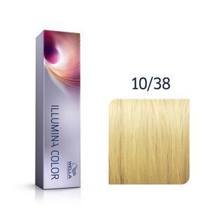 Wella Professionals Illumina Color professzionális permanens hajszín 10/38 60 ml kép