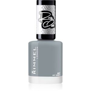Rimmel 60 Seconds By Rita Ora gyorsan száradó körömlakk árnyalat 807 My Grey 8 ml kép