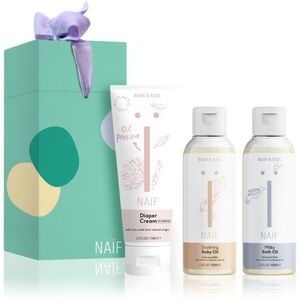 Naif Baby & Kids Newborn Essentials Set ajándékszett gyermekeknek születéstől kezdődően kép