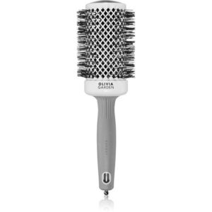 Olivia Garden Expert Shine Wavy Bristles White&Grey hajkefe průměr 55 mm 1 db kép