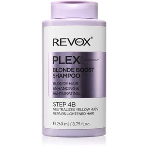 Revox B77 PLEX Blonde Boost Shampoo. Step 4B sampon a sárga tónusok neutralizálására szőke hajra 260 ml kép