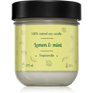 Tropicandle Lemon & Mint illatgyertya 170 ml kép