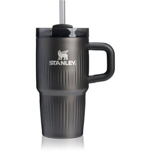 Stanley Quencher H2.O Fluted Tumbler rozsdamentes termosz szívószállal kicsi Black PVD 1 db kép