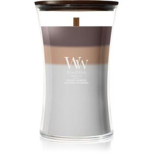 Woodwick Trilogy Radiant Cashmere illatgyertya fa kanóccal 610 g kép