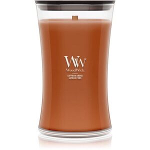 Woodwick Saffron Smoke illatgyertya fa kanóccal 610 g kép