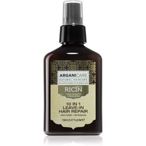 Arganicare Ricin 10 In 1 Leave-In Hair Repair hajkúra 10 az 1-ben táplált és fényes hatásért 150 ml kép