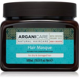 Arganicare Argan Oil & Shea Butter Hair Masque hidratáló és tápláló maszk száraz és sérült hajra 500 ml kép