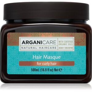 Arganicare Argan Oil & Shea Butter Hair Masque hidratáló és tápláló maszk göndör hajra 500 ml kép