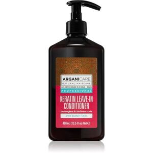 Arganicare Keratin Leave-In Conditioner öblítés nélküli kondicionáló göndör hajra 400 ml kép