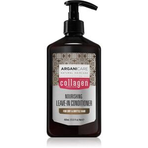 Arganicare Collagen Nourishing Leave-In Conditioner öblítés nélküli kondicionáló a törékeny hajra 400 ml kép