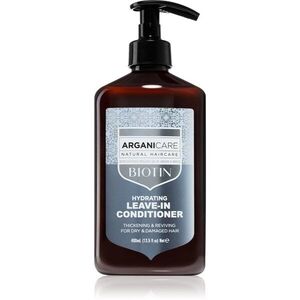 Arganicare Biotin Leave-In Conditioner öblítés nélküli kondicionáló száraz és sérült hajra 400 ml kép