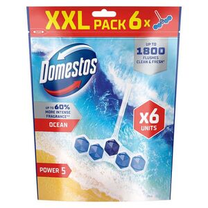 Domestos Power5 Ocean WC illatosító blokk, 6x50 g kép