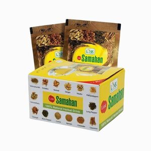 Samahan tea – ayurvedikus instant gyógynövényes ital – Link Natural – 400 g Csomagolás: 40 g kép