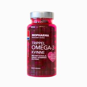 Trippel OMEGA 3 Kvinne Kakao - Biopharma - 120 kapszula kép