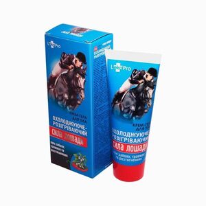 Lóerő melegítő-hűsítő krém-gél izmokra és ízületekre - 75 ml - LekoPro kép