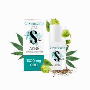 CREMCANN SILVER 1 300 mg helyi bio krém problémás bőrre - 30 ml - Annabis kép