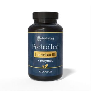 ProBio 10 laktobacillus törzs és enzimek – 60 kapszula – Herbatica kép