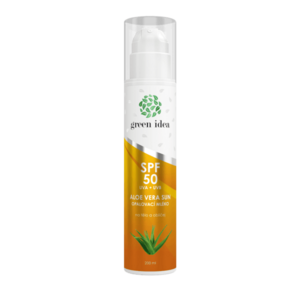 Aloe vera Sun SPF 50 naptej – 200 ml – Green idea kép