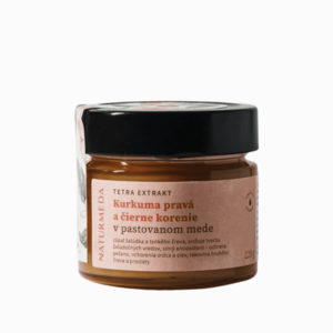 Naturmeda terápiás méz kurkumával és fekete borssal - 220 g kép
