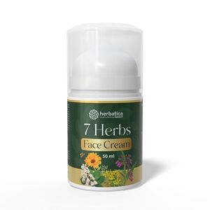 Herbatica 7 Herbs Face Cream anti-age gyógynövényes arckrém kecskekolosztrummal és 7 gyógynövénnyel – 50 ml kép