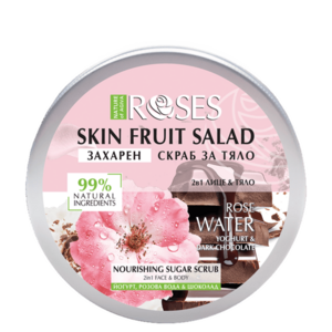 NATURE OF AGIVA FRUIT SALAD 2 az 1-ben cukros peeling joghurttal, rózsavízzel és csokoládéval, 200 ml kép