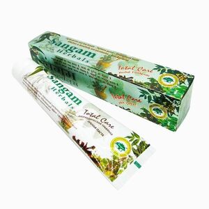 Sangam Herbals ajurvédikus gyógynövényes fogkrém – 100 g kép