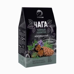 Chaga tea cédrustobozzal és zsályával - 80 g - Alteya kép