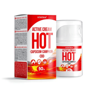 Vitateka melegítő krém paprikával, kámforral és CBD-vel – 50 ml kép