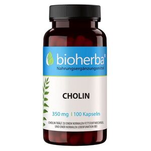 Cholín 350 mg - 100 kapszula - Bioherba kép