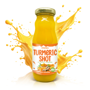 Vitateka Kurkuma shot mandarinnal – 200 ml kép