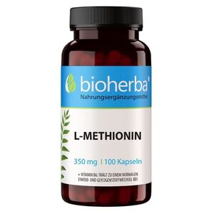 L-metionin 350 mg – 100 kapszula – Bioherba kép