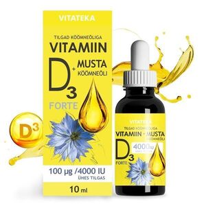 Vitateka D3-vitamin 4000 IU feketeköményolajjal – 10 ml kép