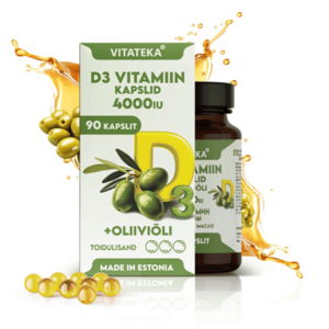 Vitateka D3-vitamin 4000 IU olívaolajjal – 90 kapszula kép