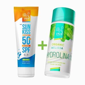 Kedvezményes szett: SPF 50+ napkrém + citromfűvíz - INA Essentials kép