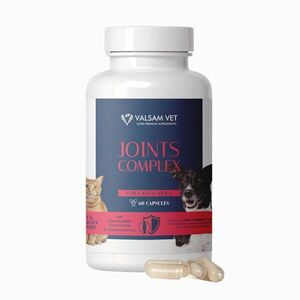 JOINTS COMPLEX - komplex ízületvédő táplálékkiegészítő kutyák és macskák számára 60 kapszula - Valsam Vet kép