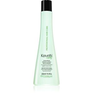 Phytorelax Laboratories Keratin Curly sampon hullámos és göndör hajra töredezés ellen 250 ml kép