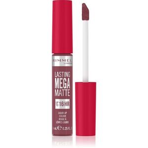 Rimmel Lasting Mega Matte matt folyékony állagú ajakrúzs 16 h árnyalat Ravishing Rose 7, 4 ml kép