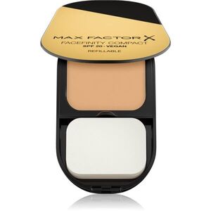 Max Factor Facefinity Refillable kompakt mattító alapozó SPF 20 árnyalat 033 Crystal Beige 10 g kép