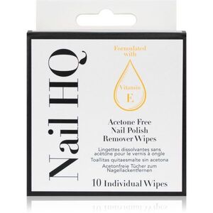 Nail HQ Acetone Free törlőkendő géllakk eltávolítására aceton nélkül 10 db kép