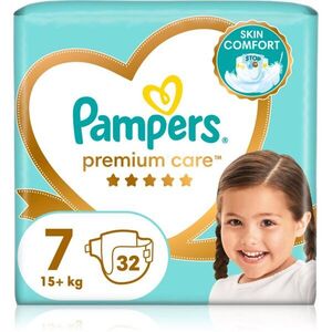 Pampers Premium Care Size 7 eldobható pelenkák 15+ kg 32 db kép