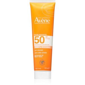 Avène Sun Care Lotion 100% Invisible vízálló napozótej SPF 50 100 ml kép