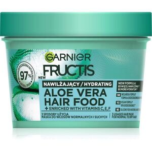 Garnier Fructis Aloe Vera Hair Food hidratáló maszk normál és száraz hajra 400 ml kép