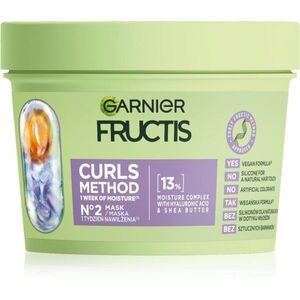 Garnier Fructis Curls Method hidratáló maszk hajra a hullámos és göndör hajra 370 ml kép