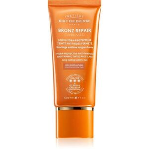 Institut Esthederm Bronz Repair Sunkissed színező napozókrém a ráncok ellen 50 ml kép