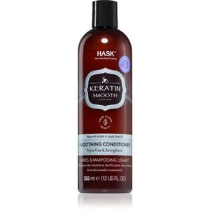 HASK Keratin Protein Smoothing Conditioner kisimító kondicionáló sérült, vegyileg kezelt hajra 355 ml kép