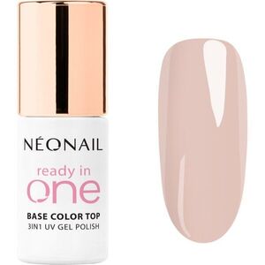 NEONAIL Ready In One 3in1 UV Gel Polish géles körömlakk gyémántporral árnyalat 04 One Soft Beige 7.2 ml kép